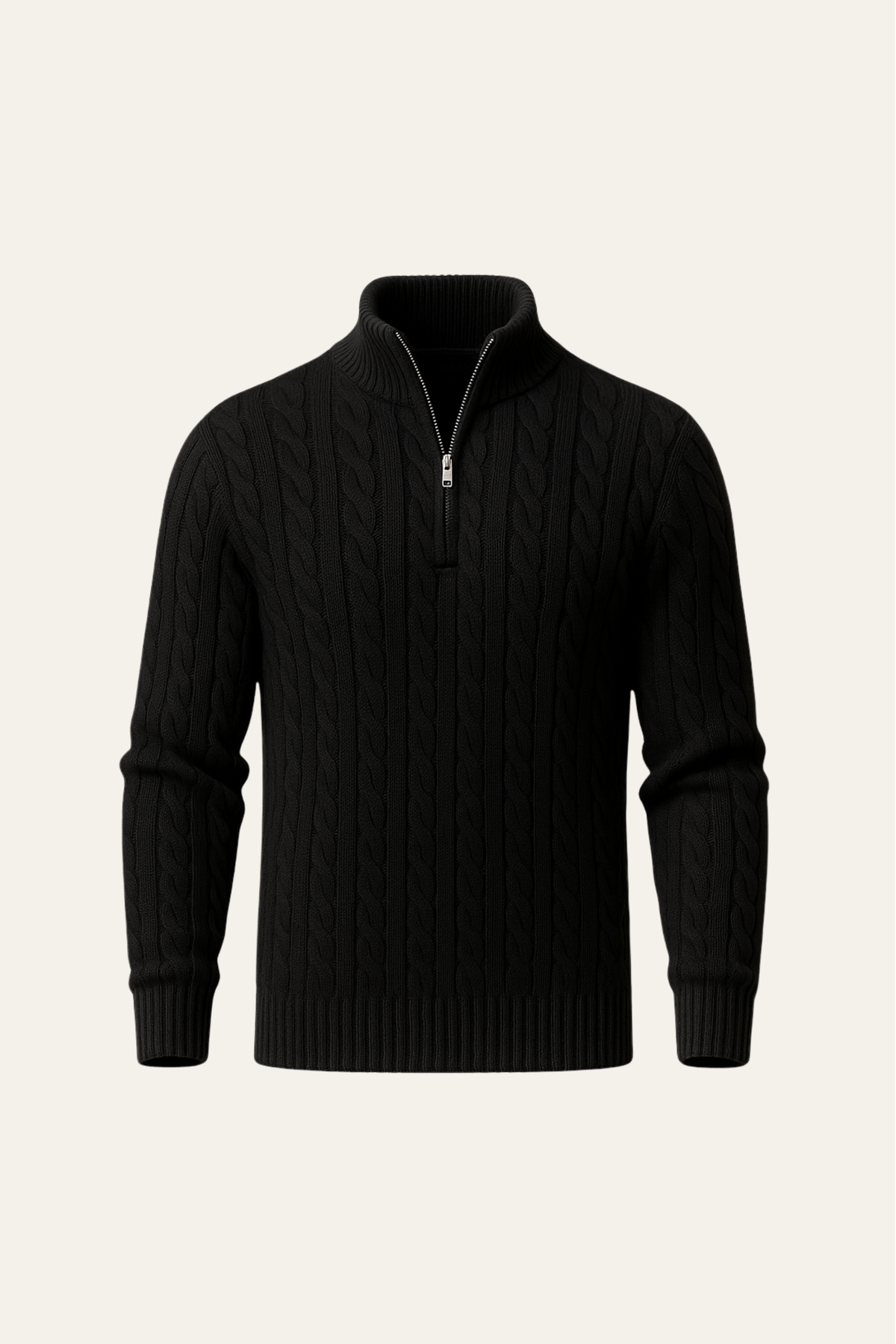 Sero Zip Knit Noir
