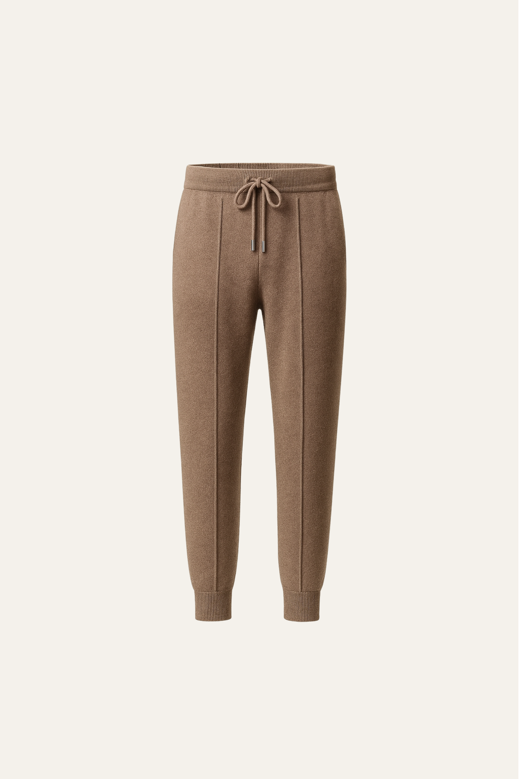 Pantalons en Cachemire Sartore Marron