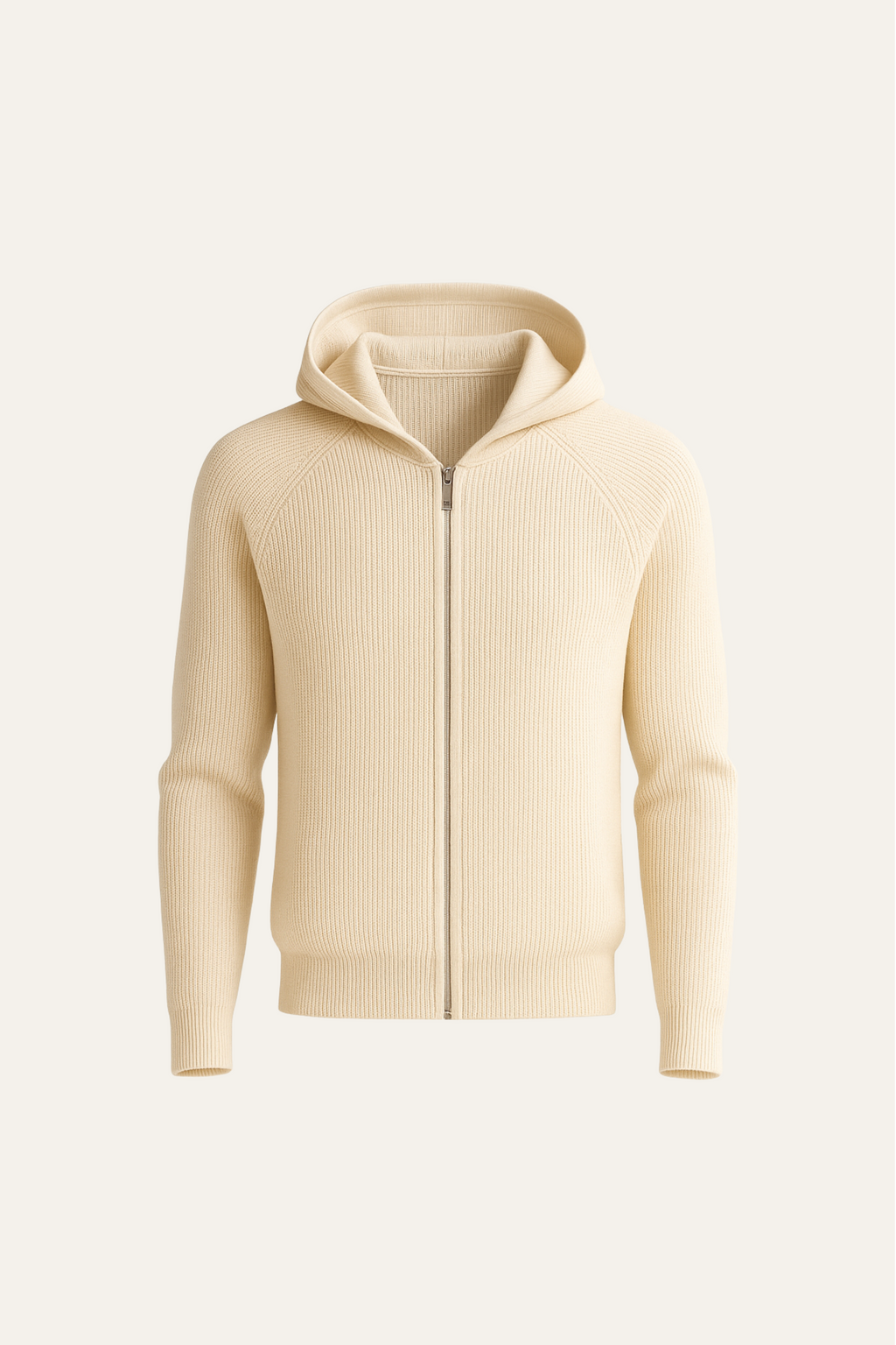 HOODIE EN CACHEMIRE BEIGE SIRO