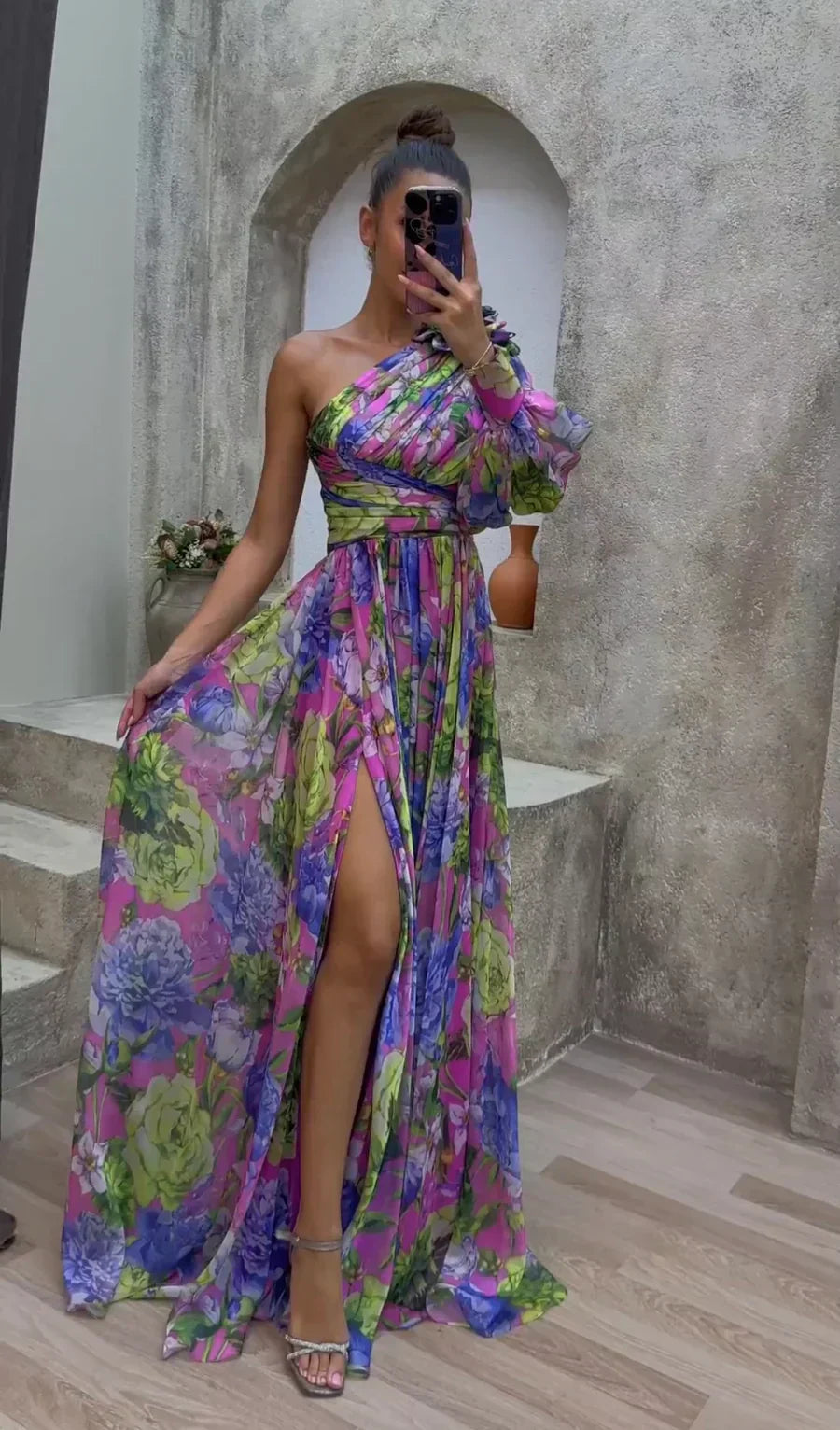 Marchmel | Robe femme élégante fluide aux épaules pour événements d’été