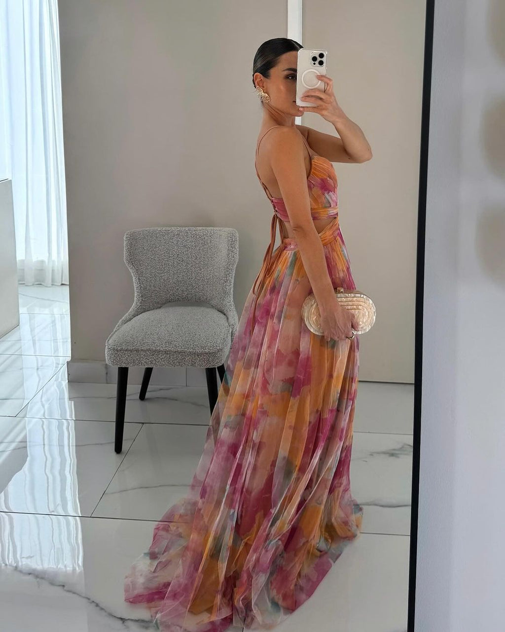 Marchmel | Abito lungo floreale elegante senza sforzo