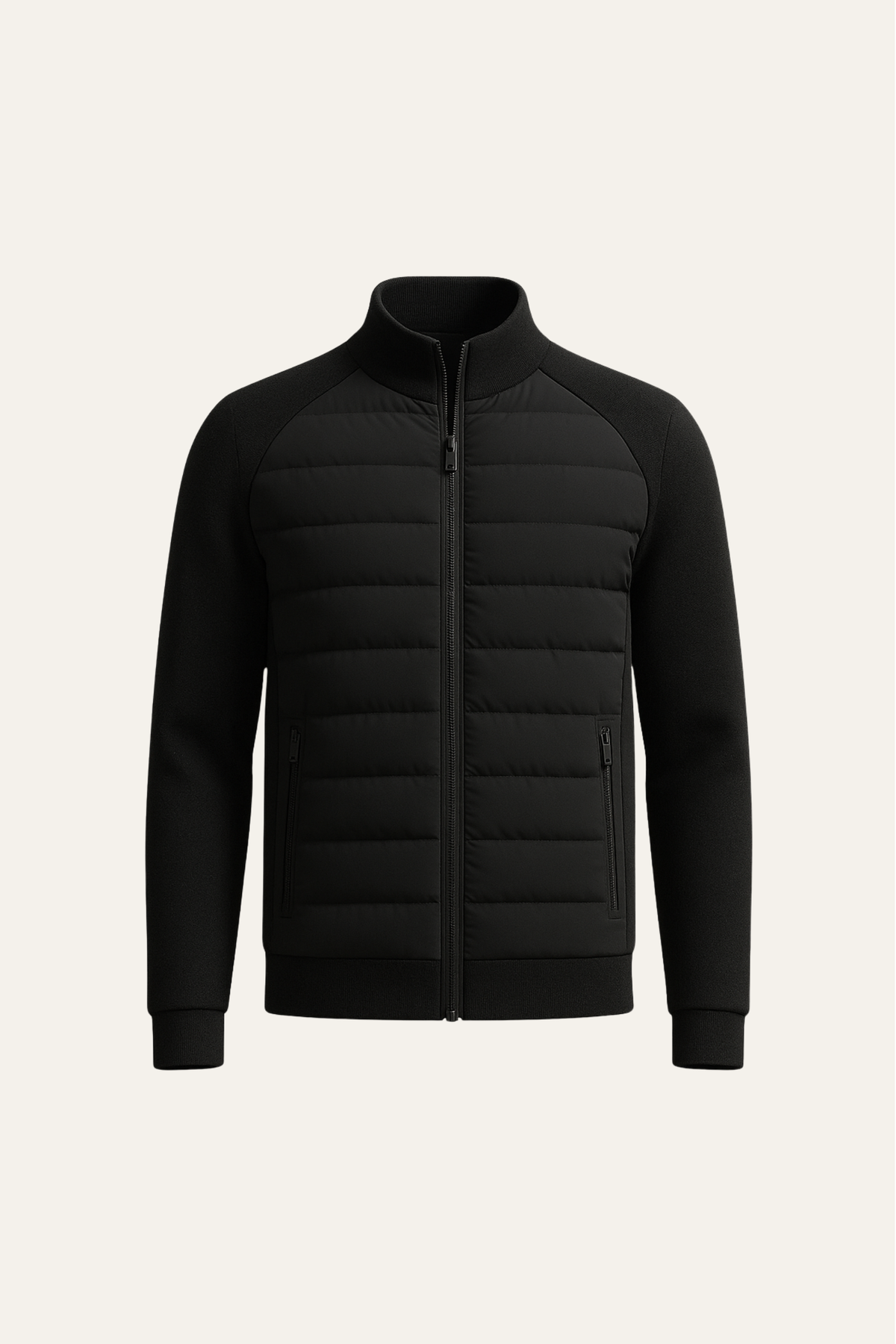 Veste Padded en Laine Bellori Noire