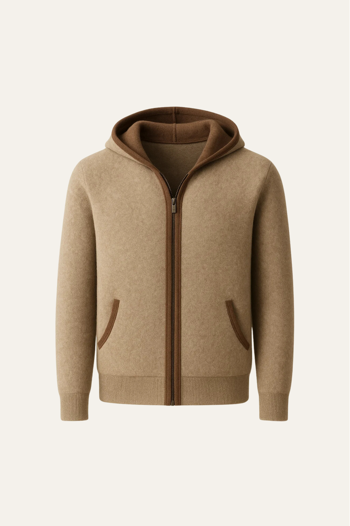 Cardigan à Capuche Sorano Marron