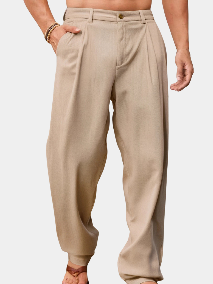 Marchmel | PANTALONS EN LIN À JAMBES LARGES