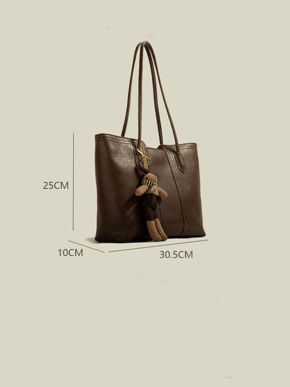 Sac à bandoulière rétro de grande capacité pour femmes