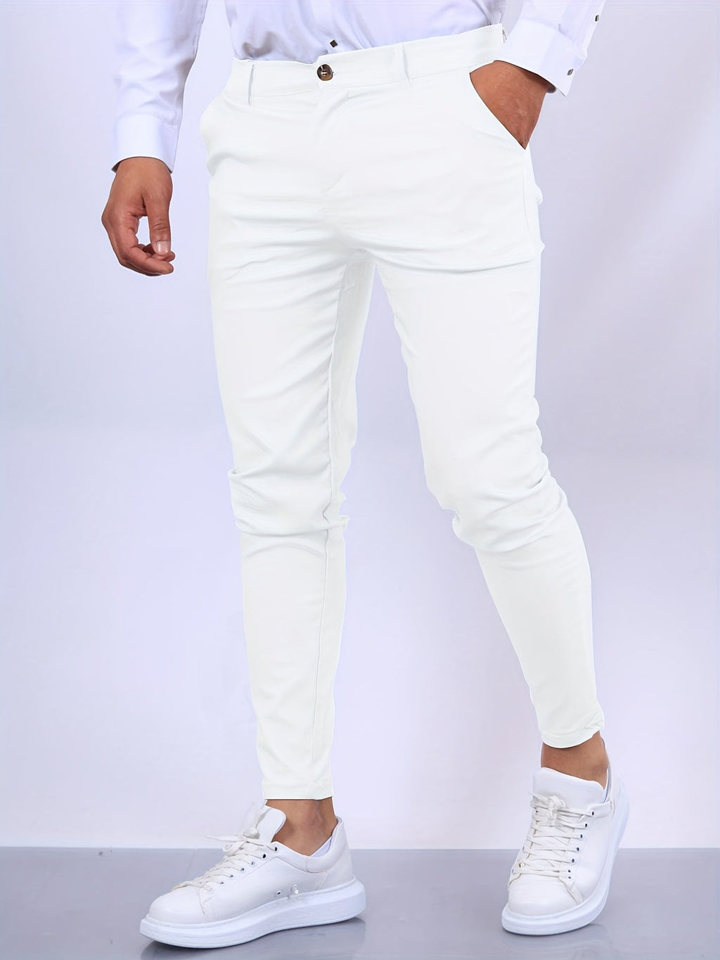 Marchmel | Homme Pantalon Hiver Coupe Skinny Stretch Premium