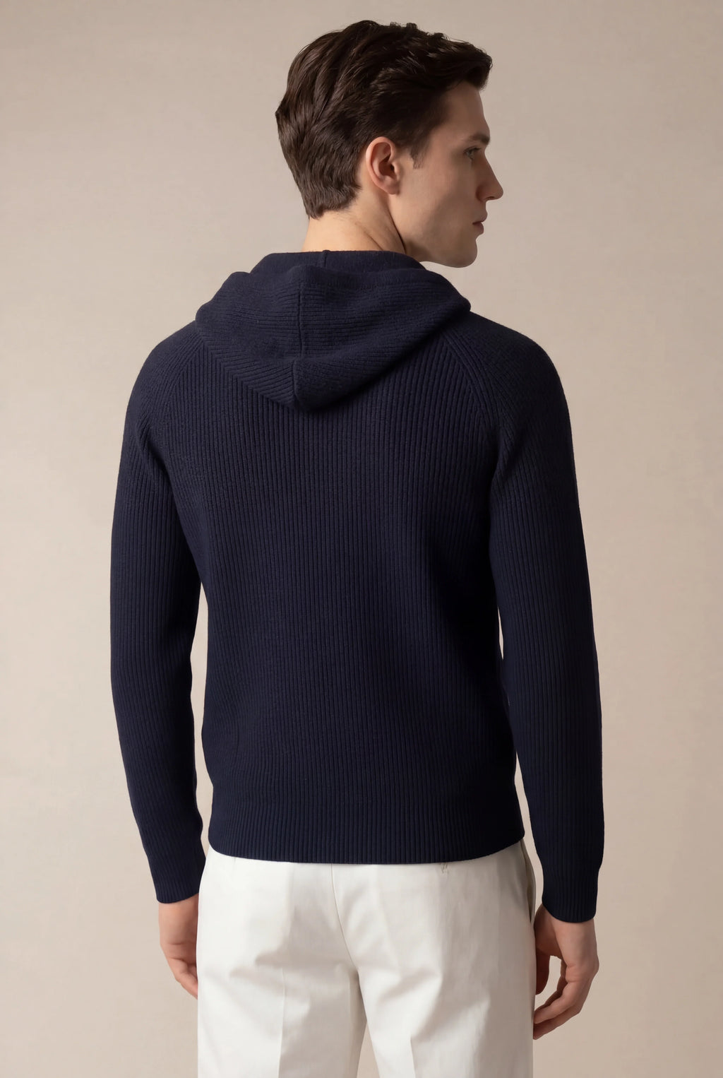 HOODIE EN CÂBLE NAVY SIRO