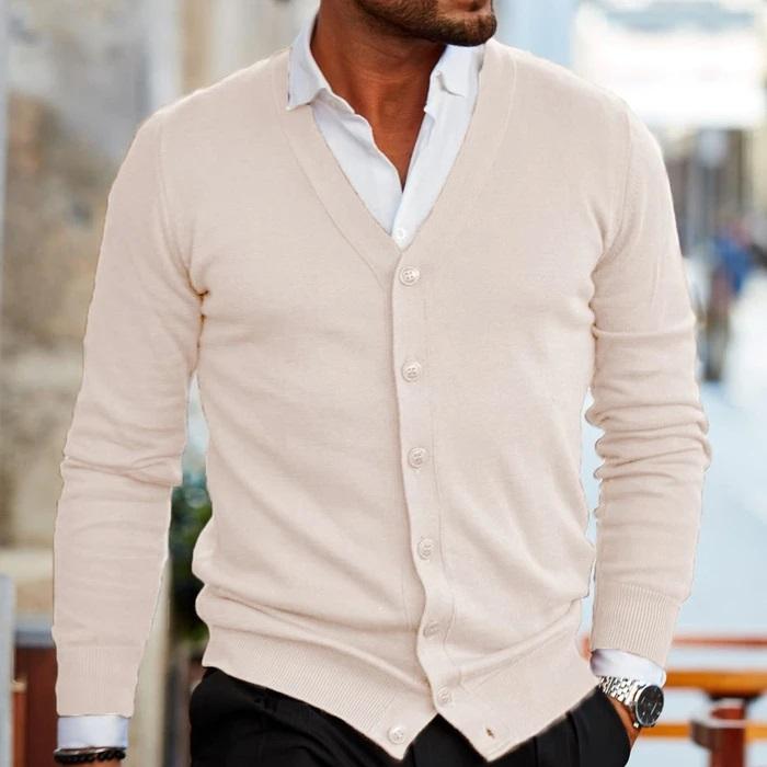 Marchmel | Homme Cardigan Vintage Casual Col en V