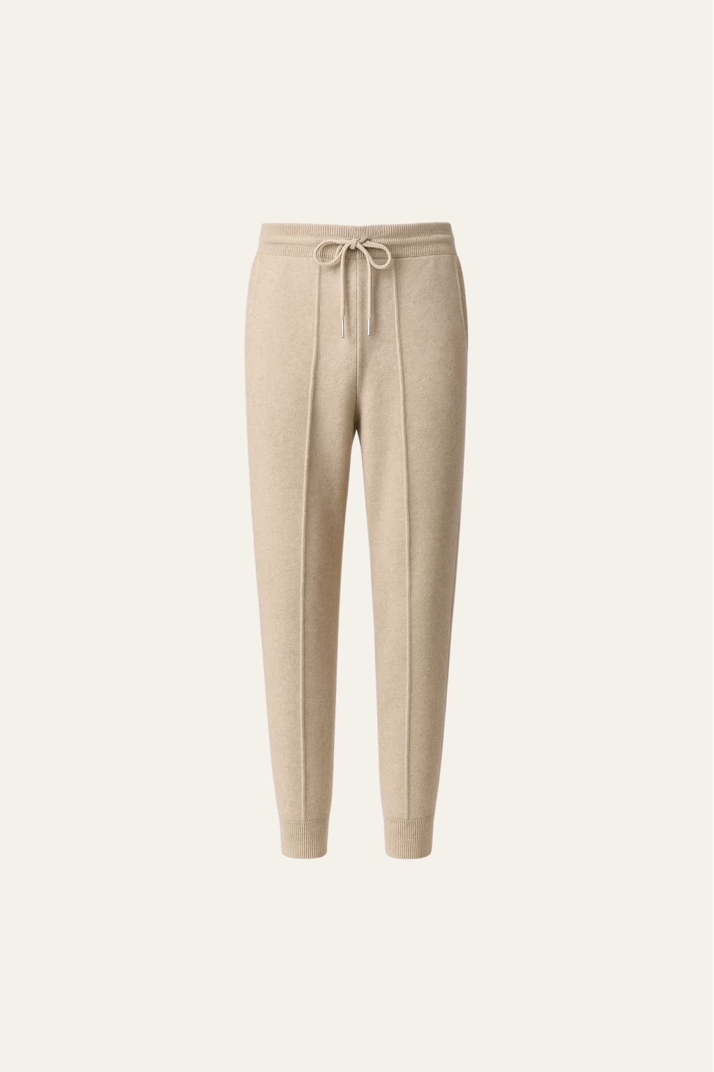 Pantalons en Cachemire Sartore Beige