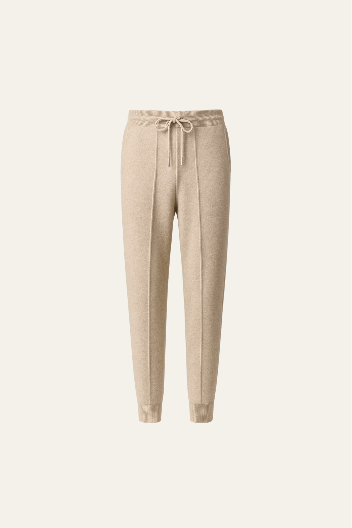 Pantalons en Cachemire Sartore Beige