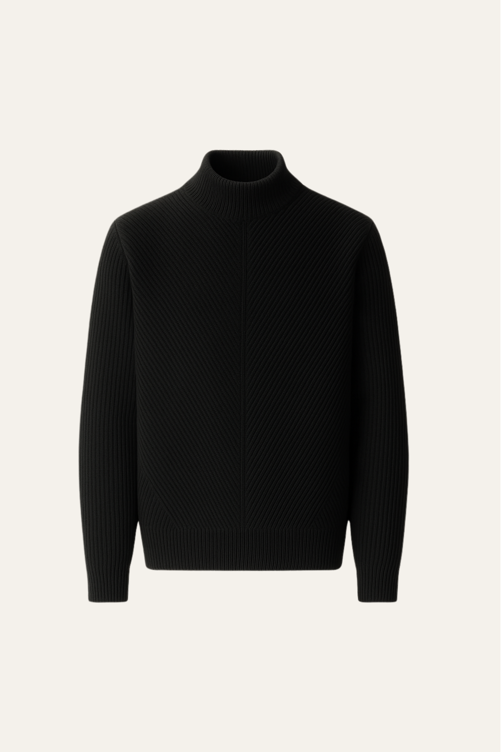 Pull en Laine Merino Lucente Noir