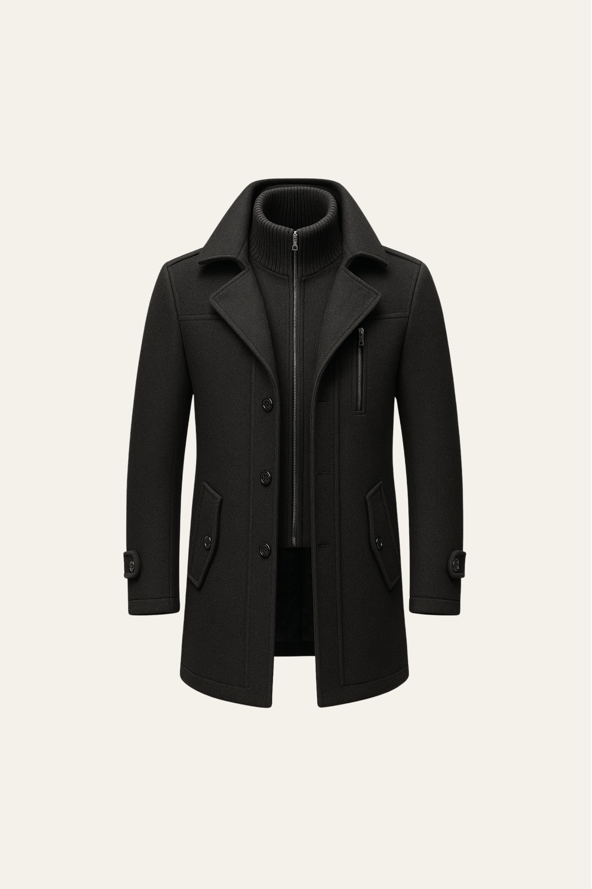 Manteau Melvin Field Noir