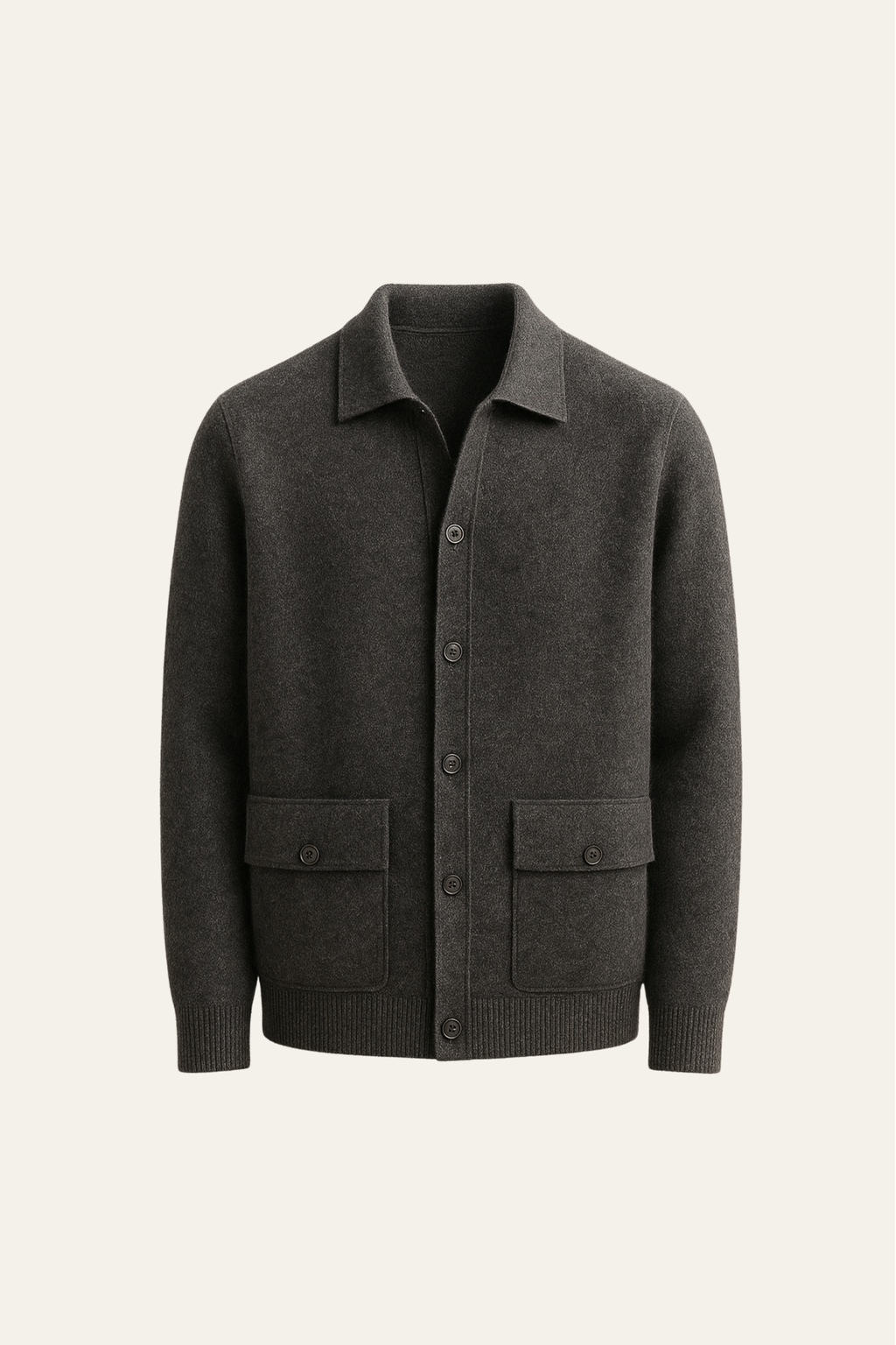 Cardigan en Cachemire Vicenza Gris Foncé