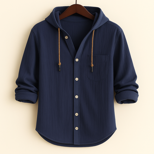 Marchmel | CHEMISE DE LUXE EN COTON DOUX AVEC CAPUCHE