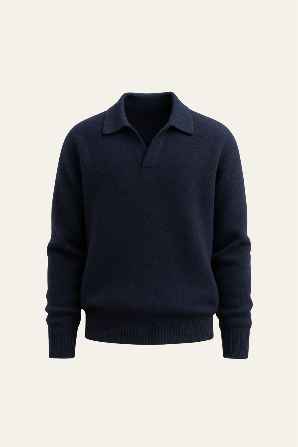 Polo Tricot en Cachemire Marencio Marine