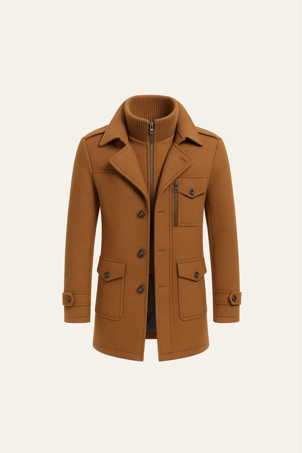 Manteau Melvin Field Orange