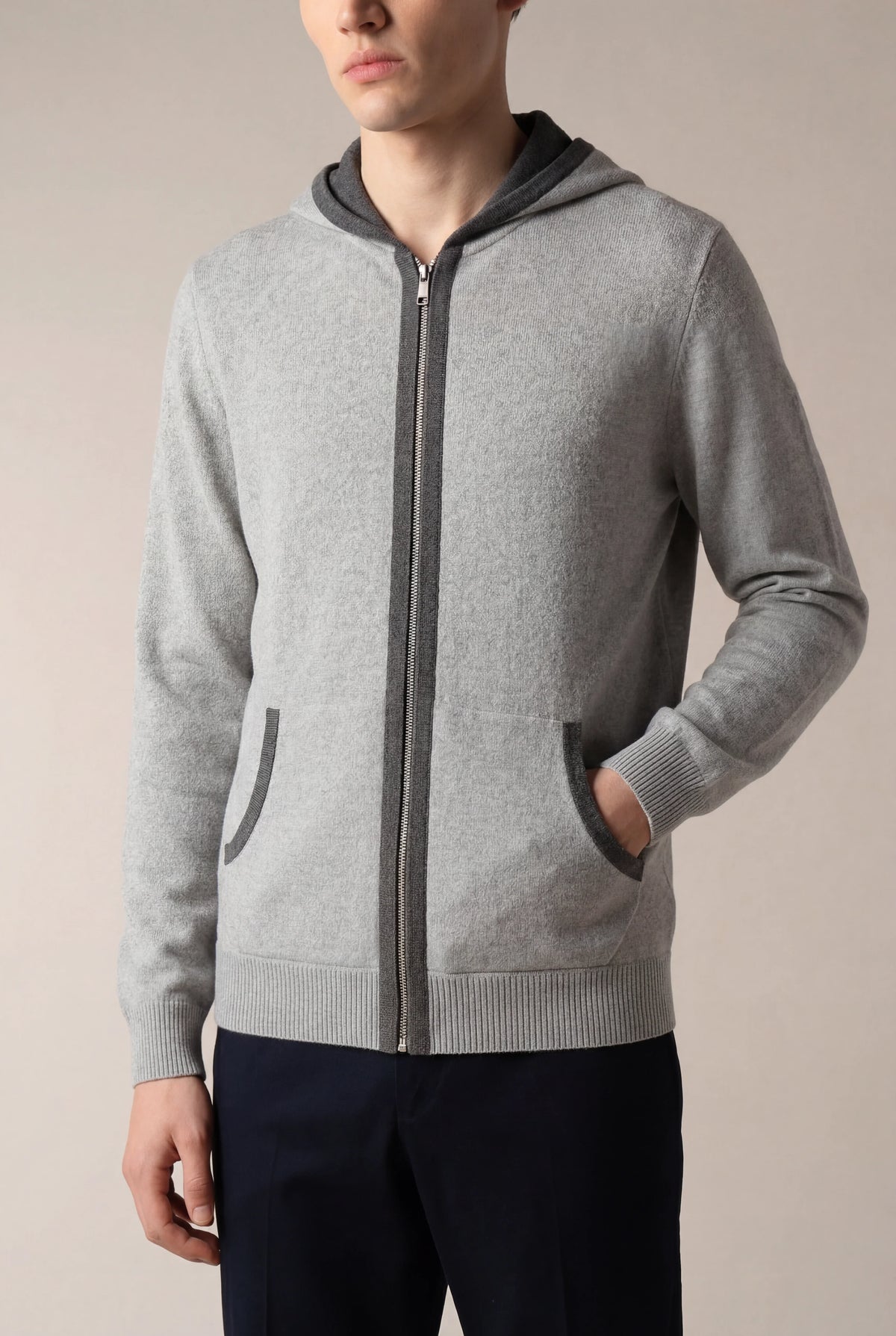 HOODIE CLASSIQUE SANTONI GRIS