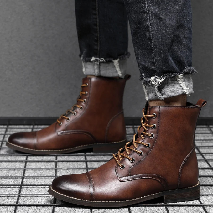 Marchmel | BOTTES DE VILLE BRUNIES POUR HOMME