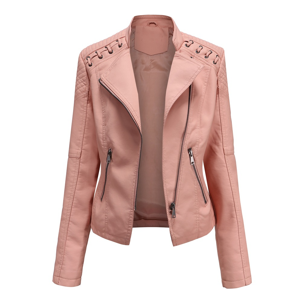 Marchmel | Femme Veste en Cuir Élégante Automne