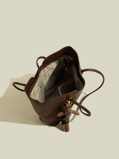 Sac à bandoulière rétro de grande capacité pour femmes