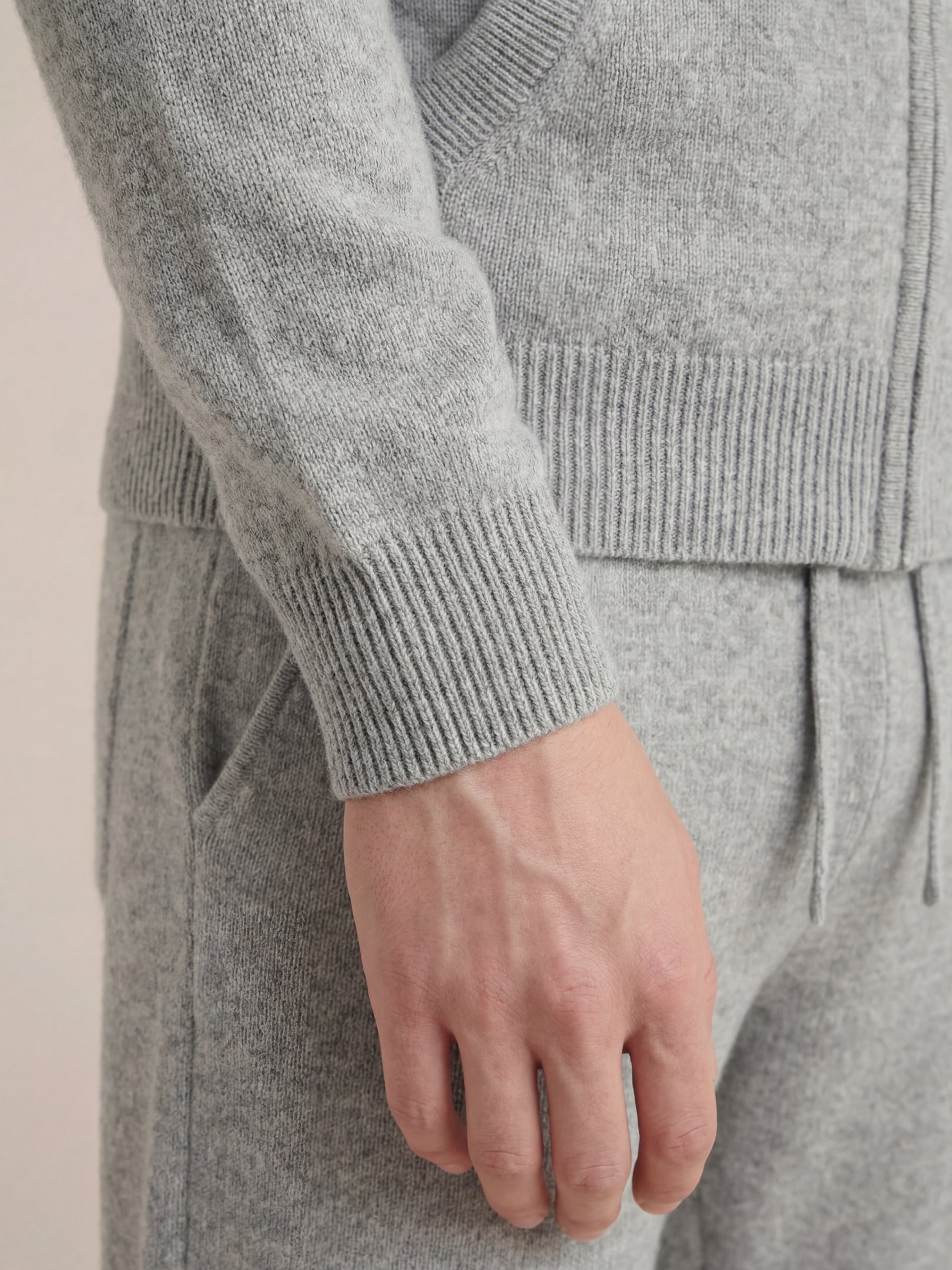 Ensemble Noreli en Cachemire Gris Clair