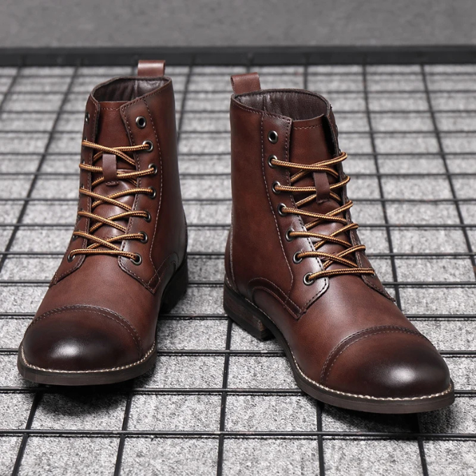 Marchmel | BOTTES DE VILLE BRUNIES POUR HOMME