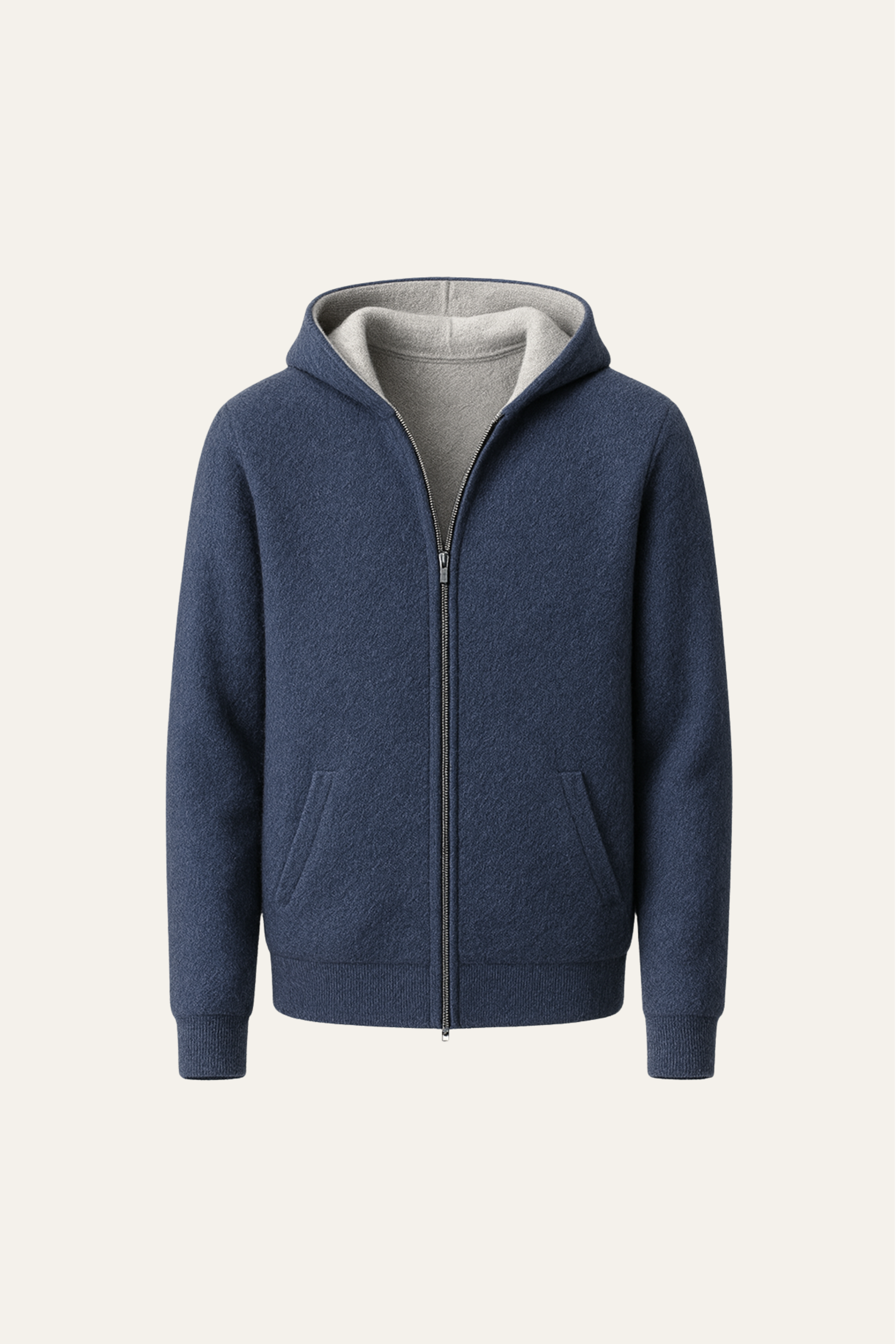 Gilet Zippé Marco Gris