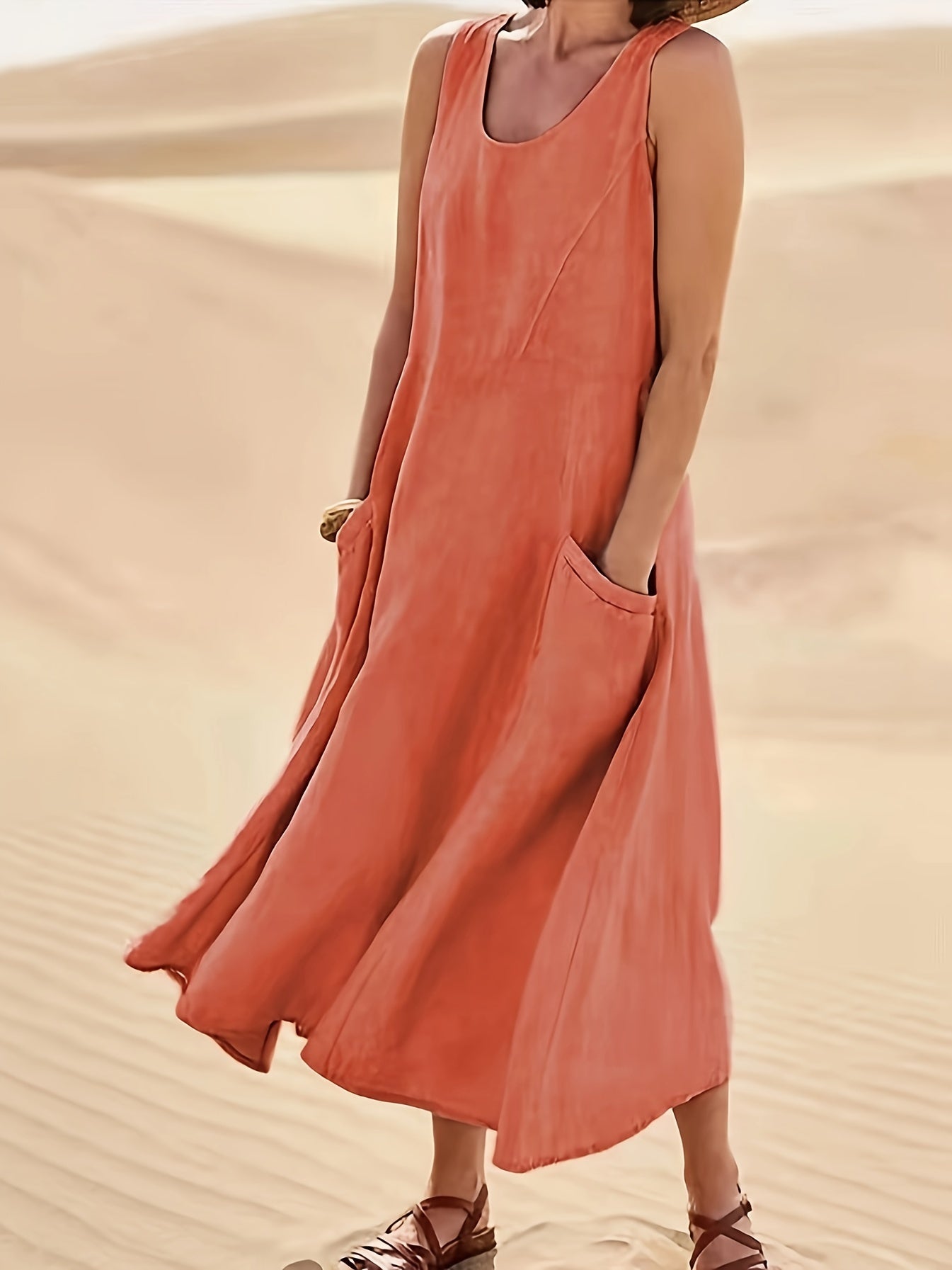 Marchmel | Femme Robe en Lin Aérée