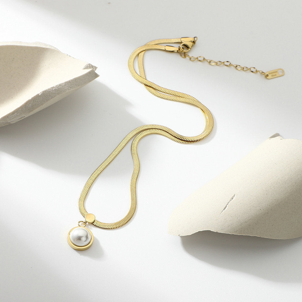 Collier de clavicule plaqué sous vide pour femmes