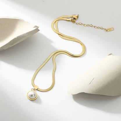 Collier de clavicule plaqué sous vide pour femmes