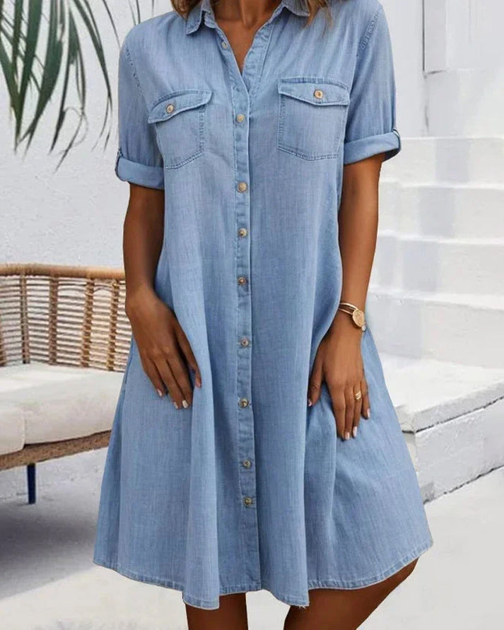 Marchmel | Donna Abito in Denim Morbido