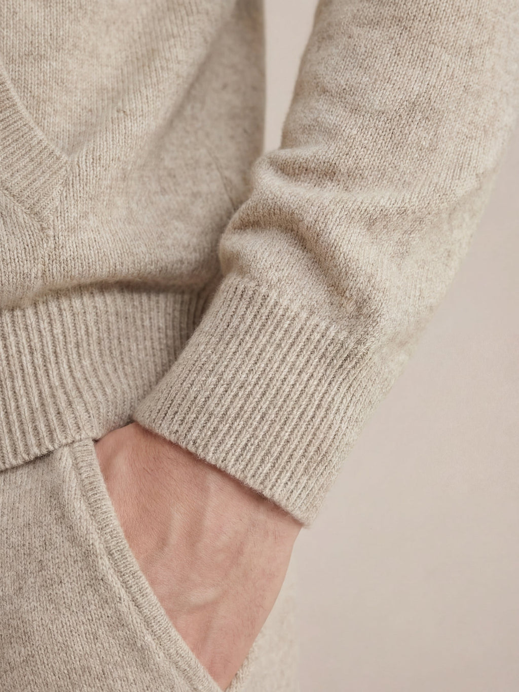 Ensemble Noreli en Cachemire Beige
