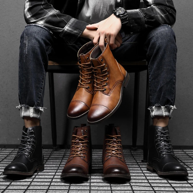 Marchmel | BOTTES DE VILLE BRUNIES POUR HOMME