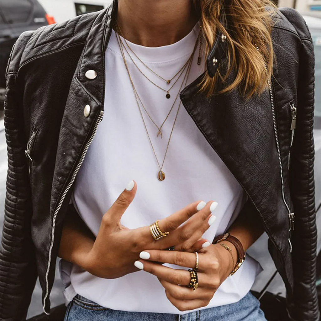 Marchmel | Femme Veste en Cuir Élégante Automne