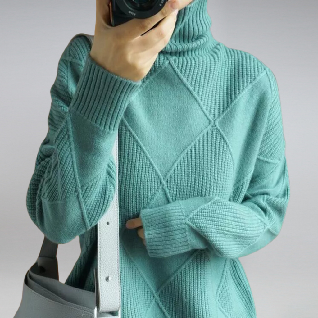 Marchmel | Femme Pull Col Roulé Cachemire Hiver Respirant