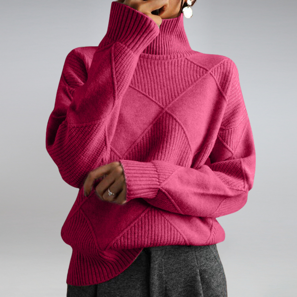 Marchmel | Femme Pull Col Roulé Cachemire Hiver Respirant