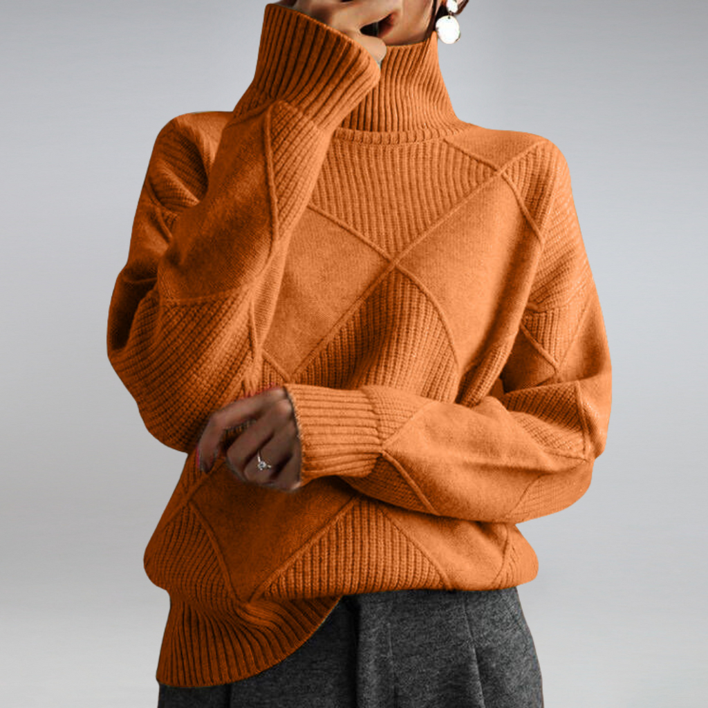 Marchmel | Femme Pull Col Roulé Cachemire Hiver Respirant
