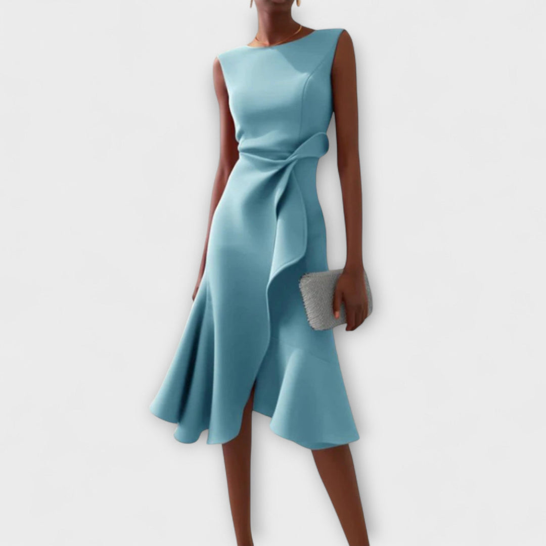 Marchmel | Robe midi sans manches avec plis