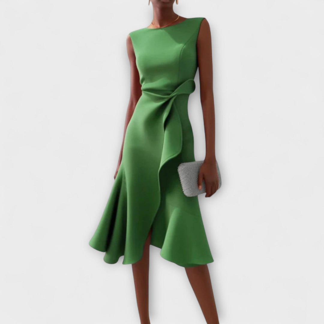 Marchmel | Robe midi sans manches avec plis