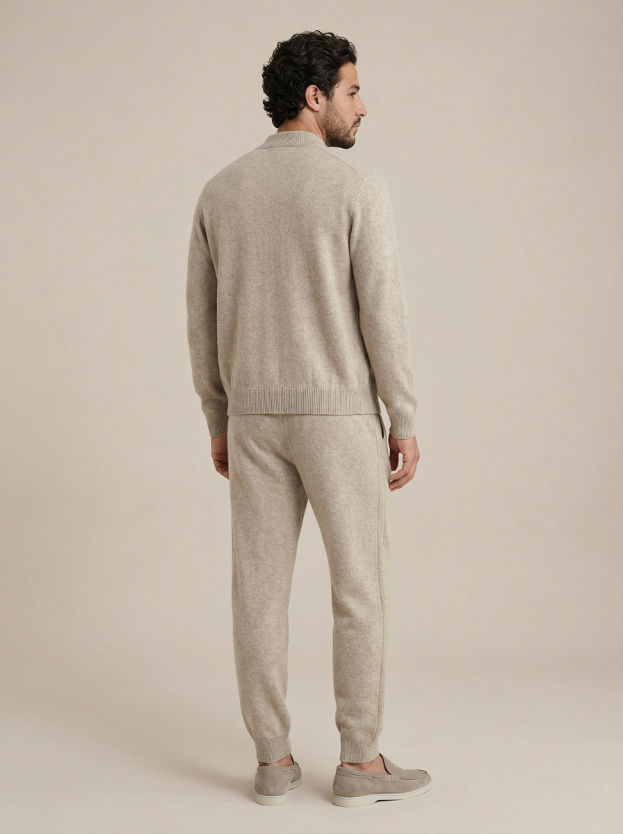 Ensemble Norio Cachemire Beige