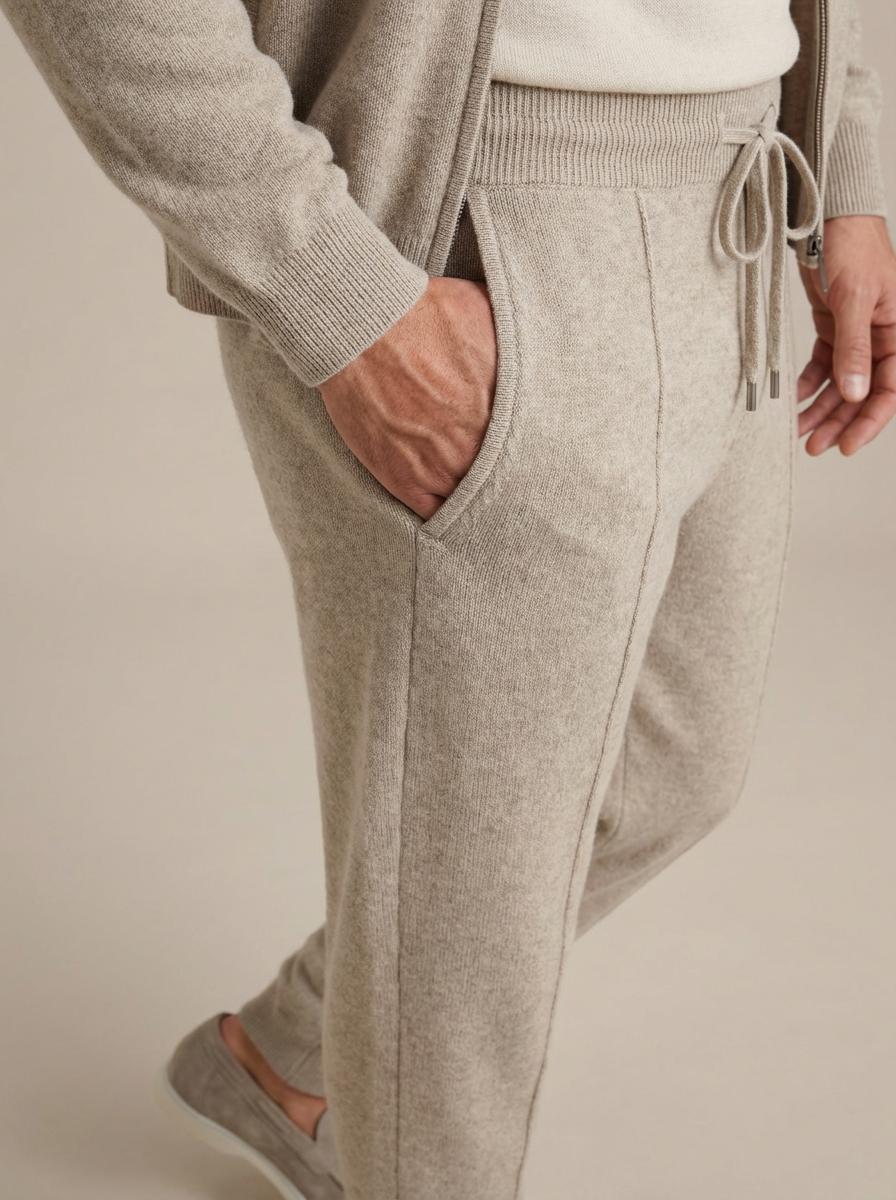 Ensemble Norio Cachemire Beige