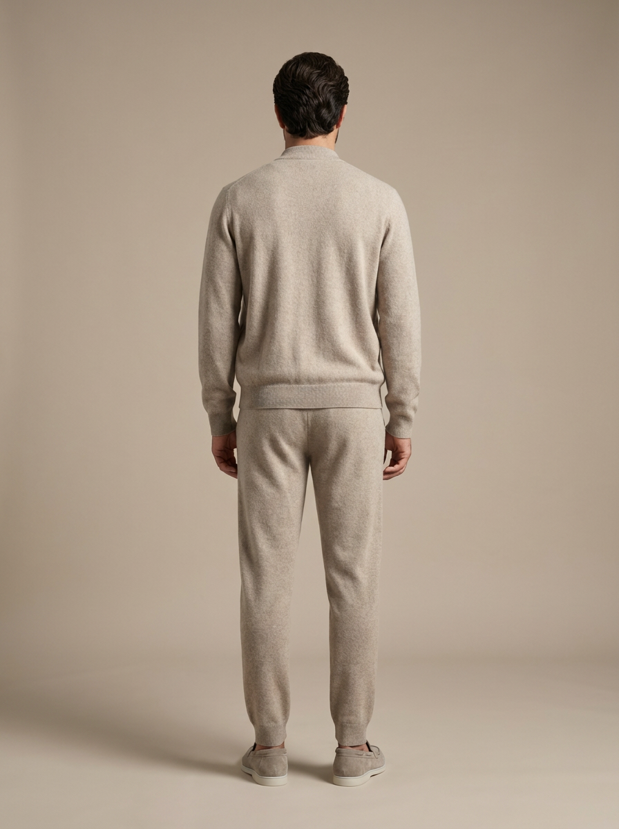 Ensemble Norio Cachemire Beige