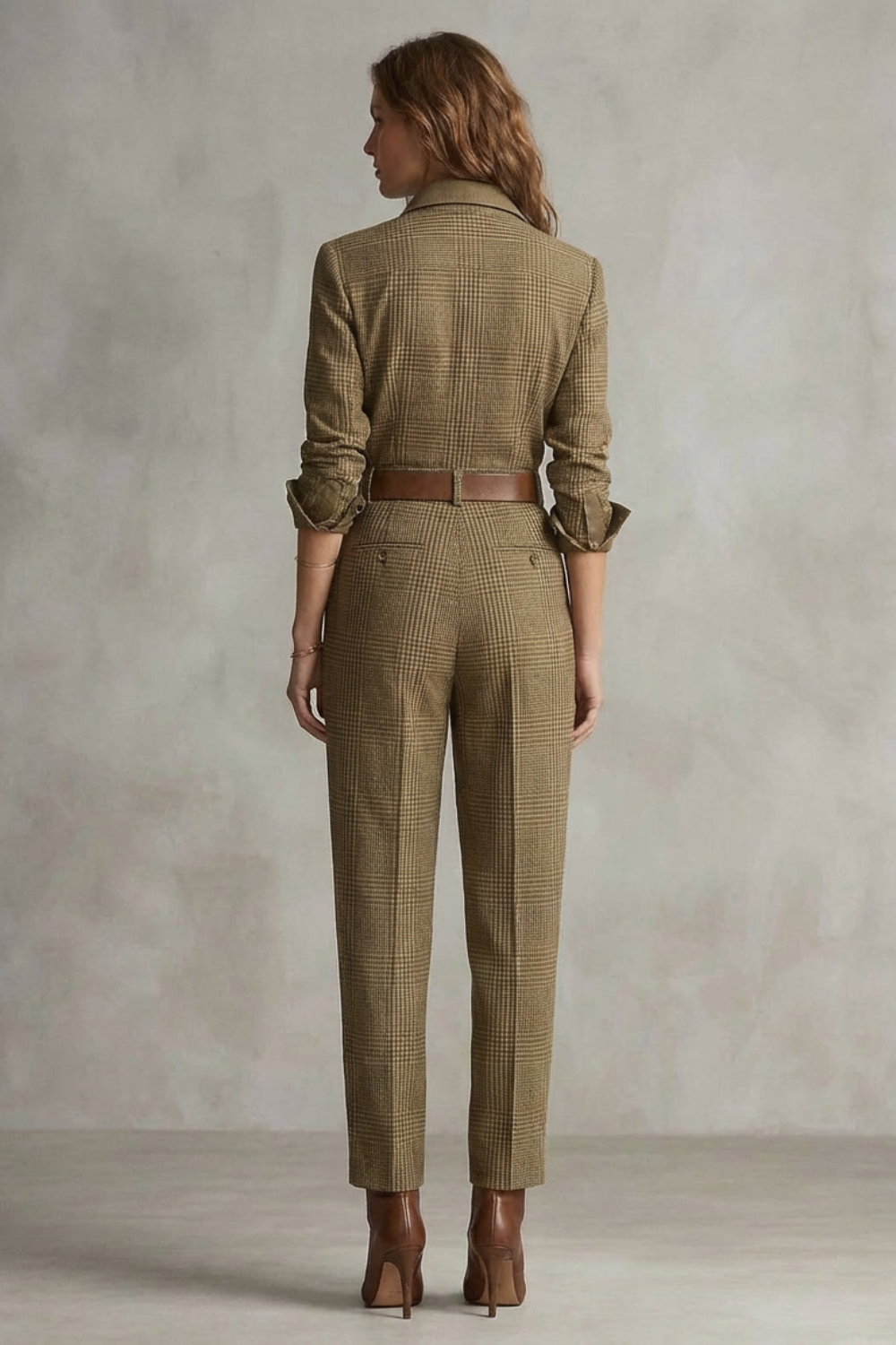 Marchmel | Femme Charme vintage à carreaux – Combinaison sur mesure