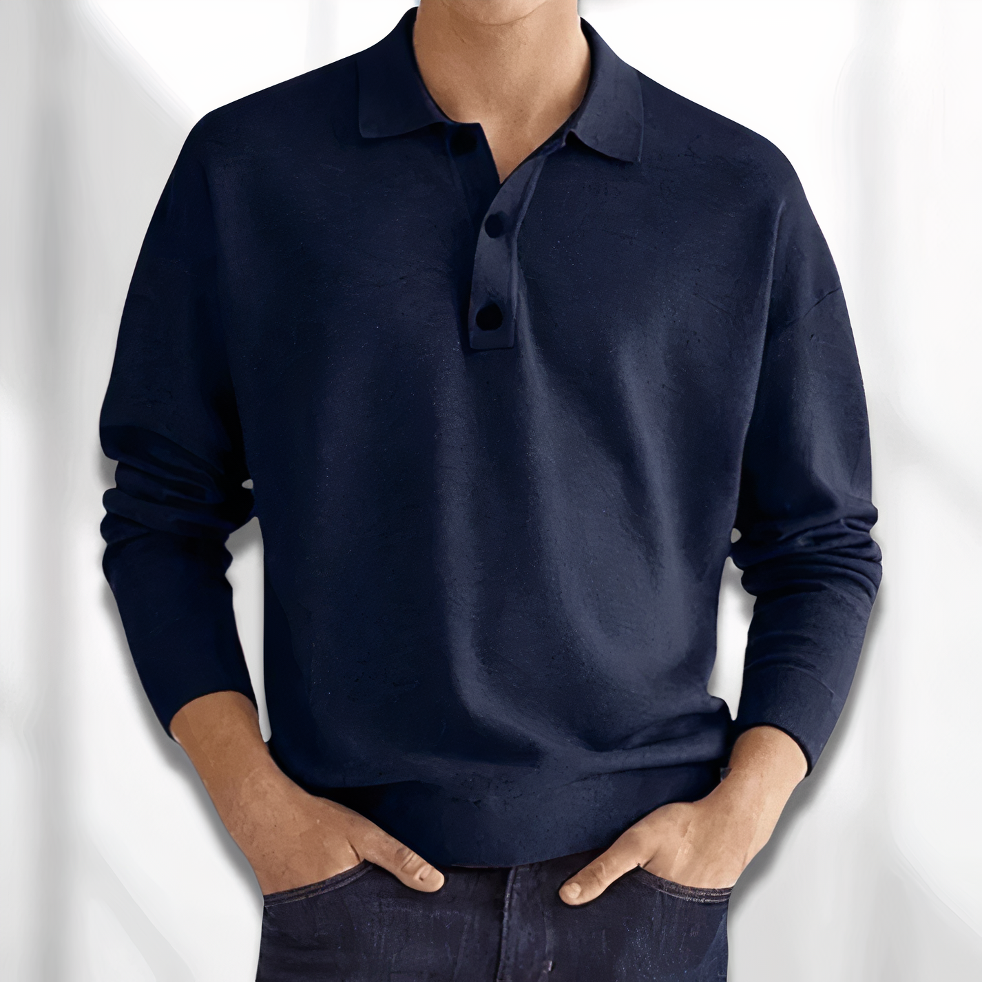 Marchmel | Homme Polo Manches Longues Élégant Automne