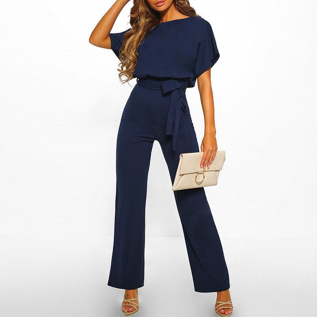 Marchmel | Combinaison casual à manches courtes avec ceinture pour femme