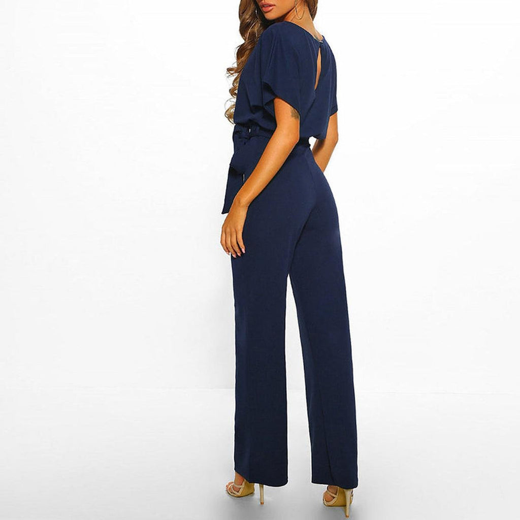 Marchmel | Combinaison casual à manches courtes avec ceinture pour femme