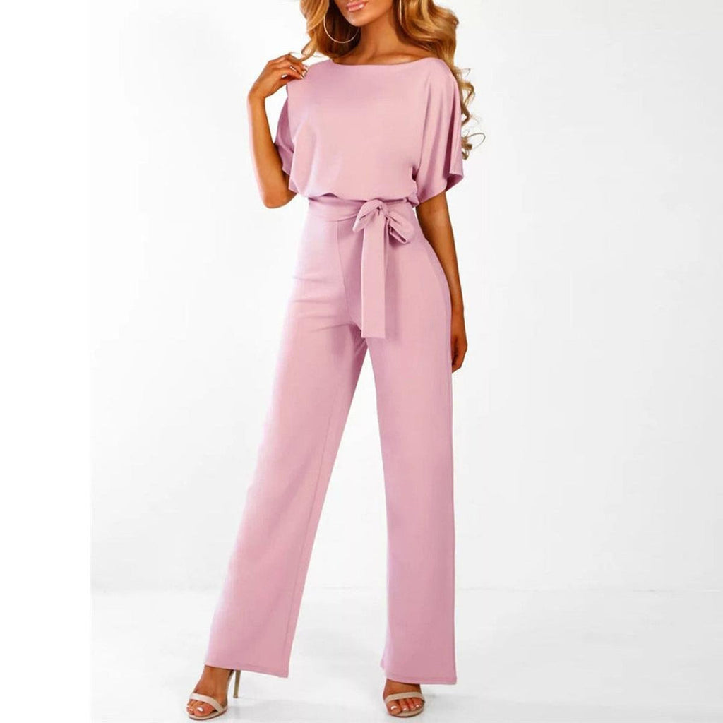 Marchmel | Combinaison casual à manches courtes avec ceinture pour femme