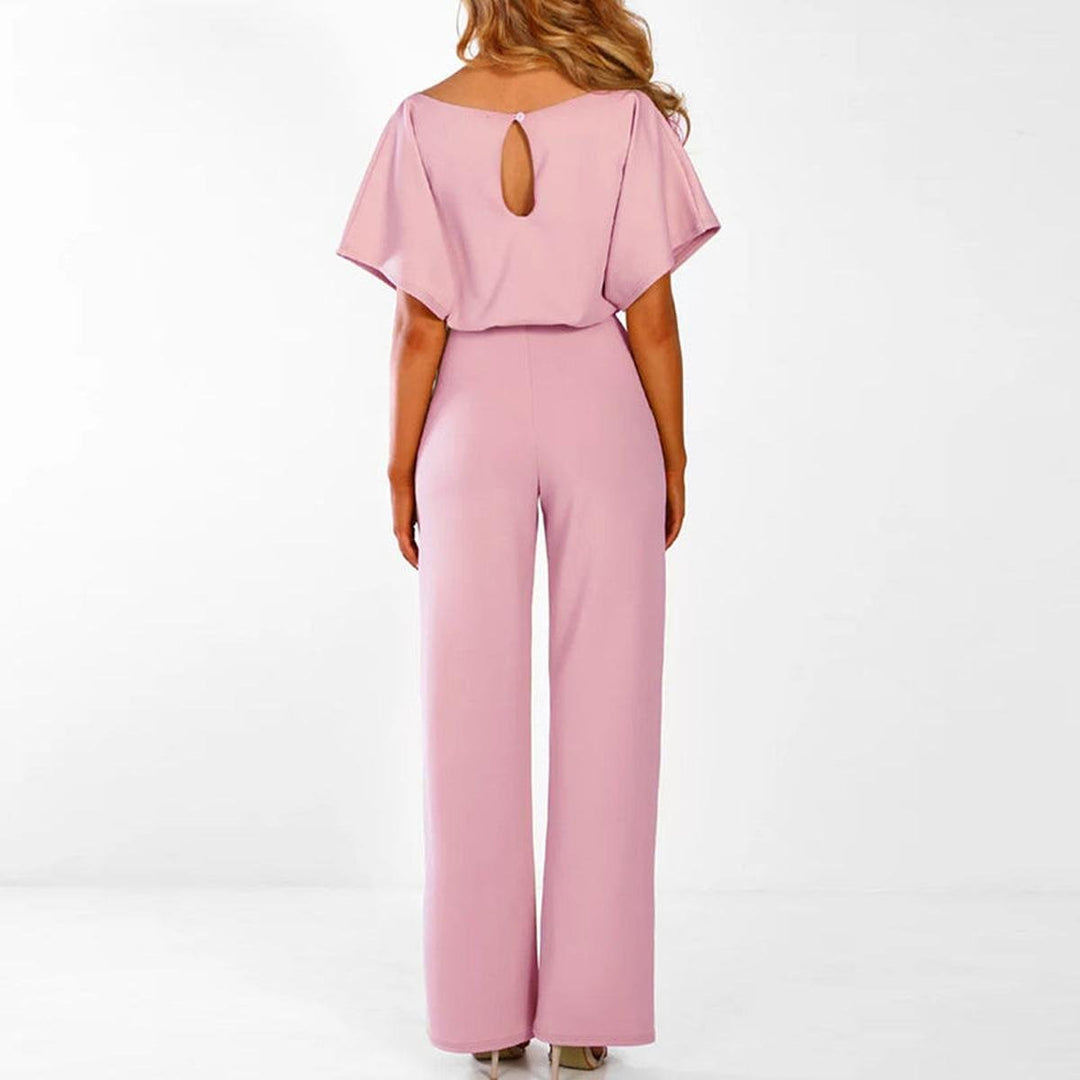 Marchmel | Combinaison casual à manches courtes avec ceinture pour femme