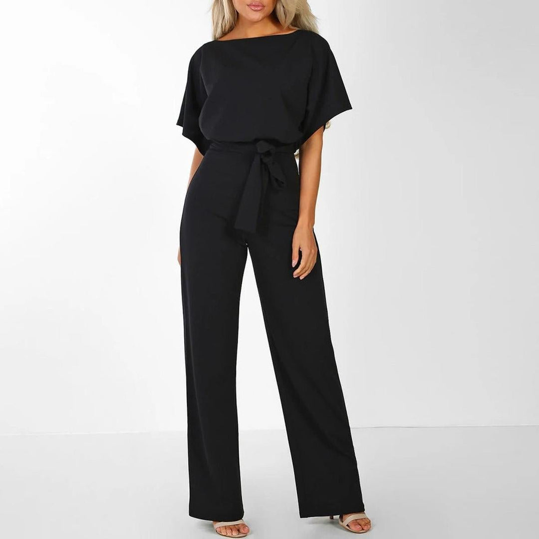 Marchmel | Combinaison casual à manches courtes avec ceinture pour femme