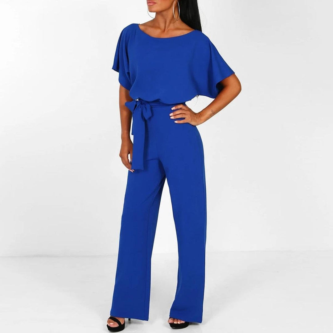 Marchmel | Combinaison casual à manches courtes avec ceinture pour femme